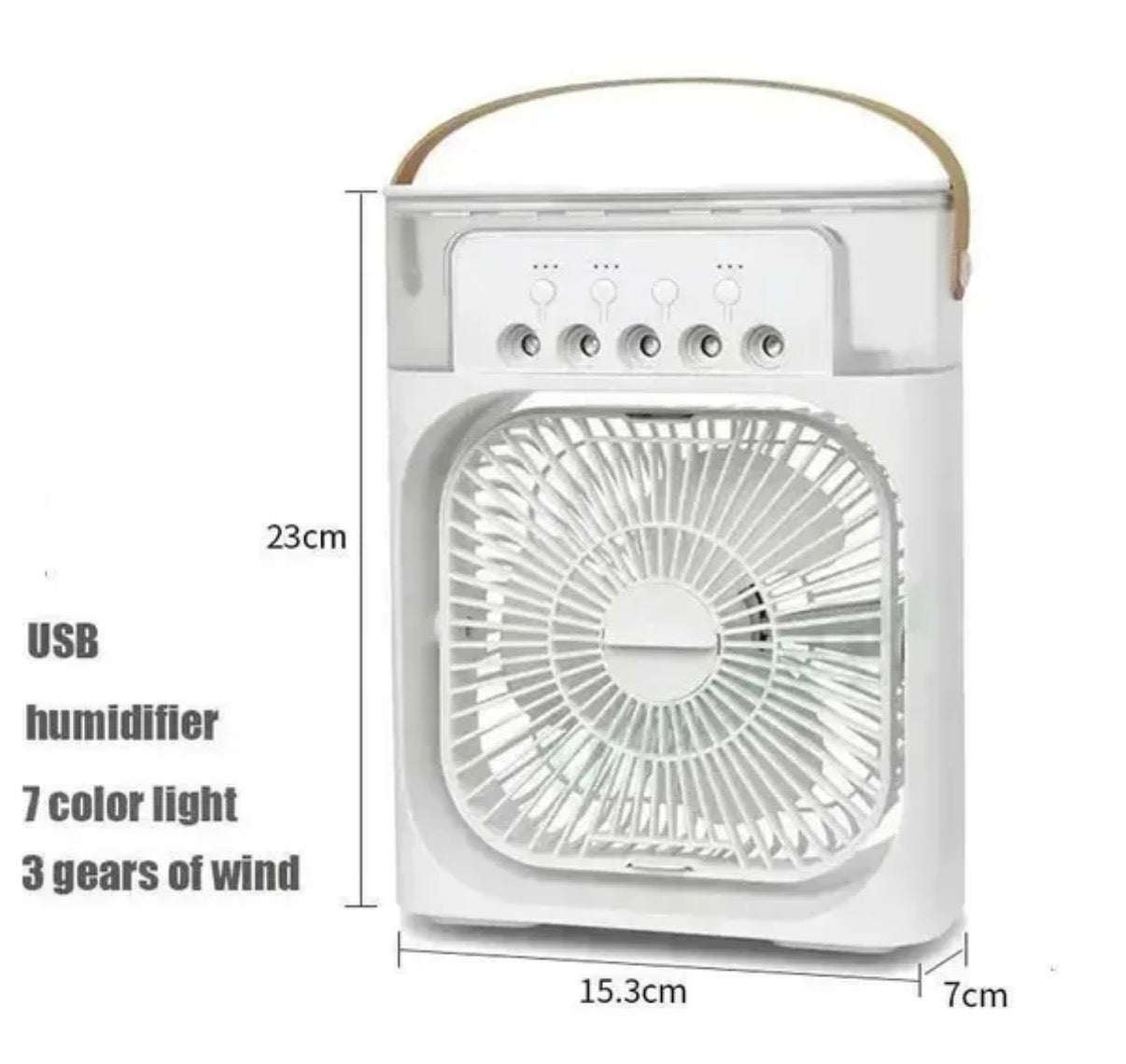 3 en 1 nouveau ventilateur climatiseur ménage petit refroidisseur d'air LED veilleuse Portable humidificateur d’air