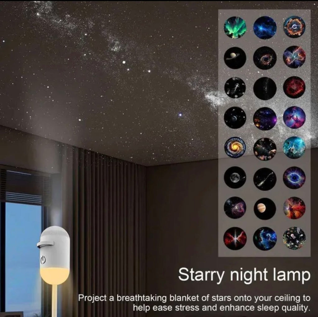Mini projecteur LED d'étoiles et de galaxie, nébuleuse, plafond, ciel étoilé, lampe d'ambiance, chambre à coucher