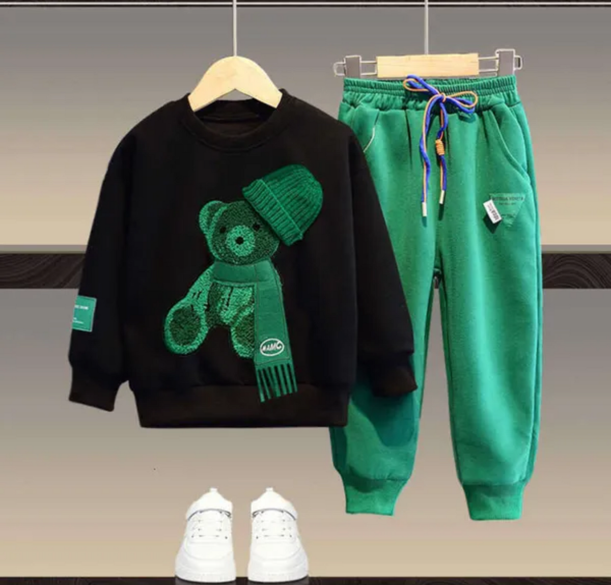 Créateurs de vêtements pour enfants Ensemble à capuche pour garçons 2 pièces