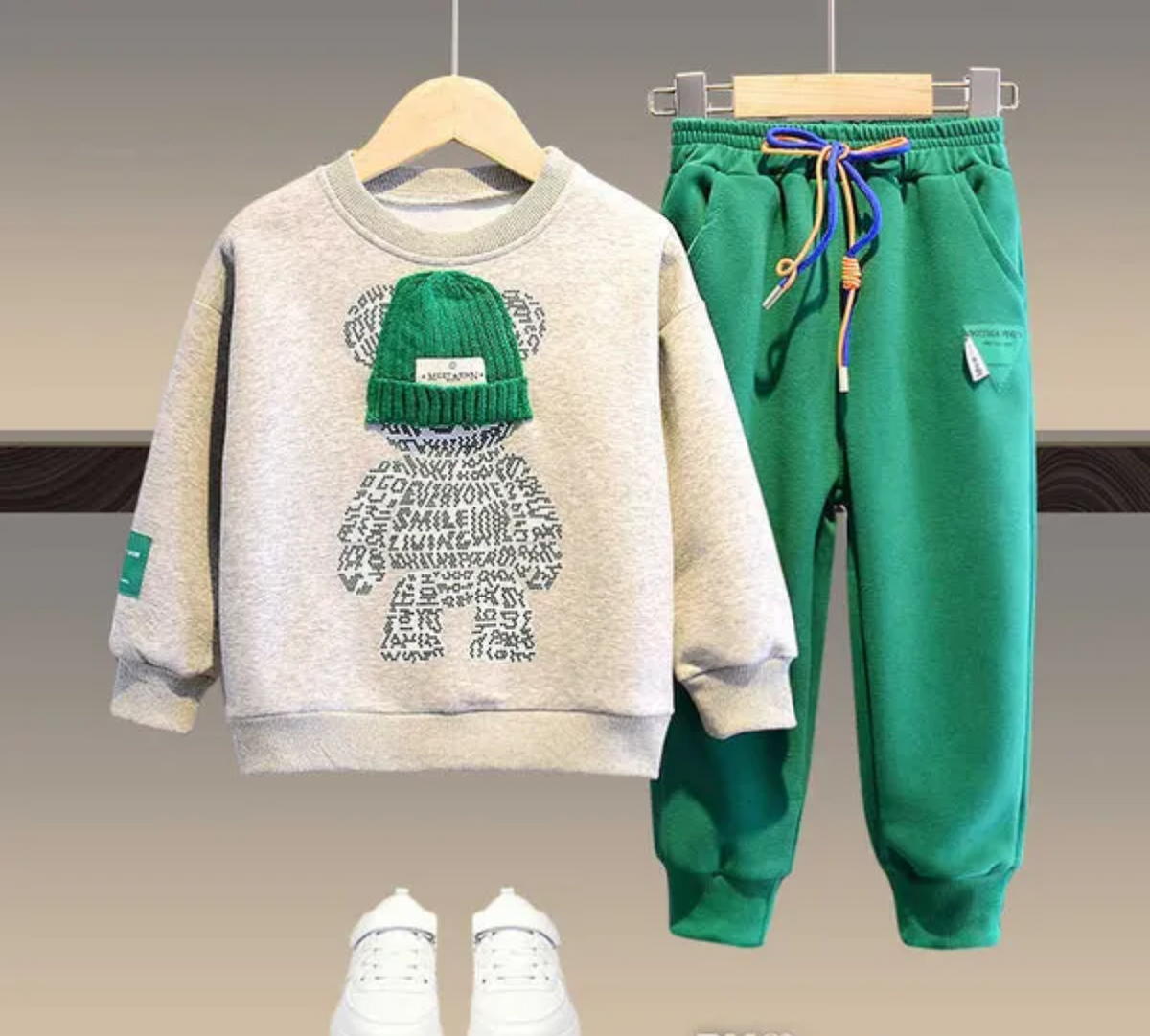 Créateurs de vêtements pour enfants Ensemble à capuche pour garçons 2 pièces