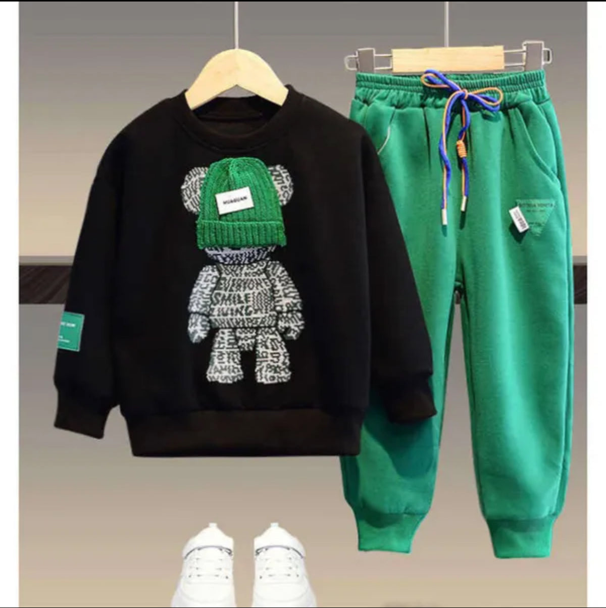 Créateurs de vêtements pour enfants Ensemble à capuche pour garçons 2 pièces