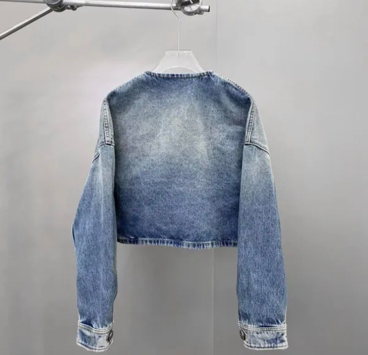 Veste courte en jean Coupe ample